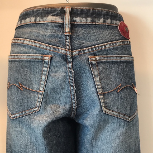 Parasuco Italian denim.blue wash with frosted fades. Beautiful fit and wash. - Picture 1 of 15